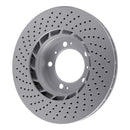 DFC 98-12 Porsche 911 Right Front Drilled Hi-Carbon Alloy Geomet Coated Rotor