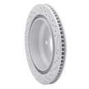 R1 98-02 Chevrolet Camaro Rear Right Drilled & Slotted Geo-Carbon Rotor
