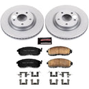 Power Stop 11-17 Nissan Juke Front & Rear Z17 Evolution Geomet Coated Brake Kit