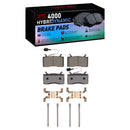 DFC 17-25 Alfa Romeo Giulia Front & Rear Rotors w/4000 HybriDynamic Brake Pads w/Hardware