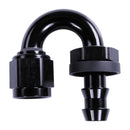Russell 6AN Twist-Lok 180 Degree Hose End - Black