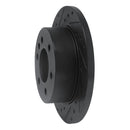 R1 07-18 Dodge Sprinter 2500 Front & Rear Drilled & Slotted Black Brake Rotor Set