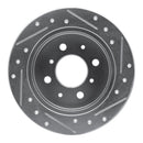 R1 88-91 Honda Accord Front & Rear Drilled & Slotted Silver Brake Rotor Set
