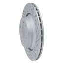 R1 17-24 Maserati Ghibli Rear Right Drilled & Slotted Geo-Carbon Rotor