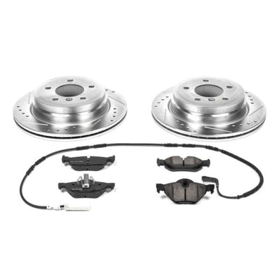Power Stop 07-10 BMW 328i Rear Z23 Evolution Sport Brake Kit w/Calipers
