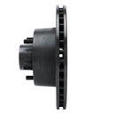 R1 70-72 Dodge Charger Front Right Drilled & Slotted Black Brake Rotor