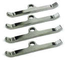 Moroso Ford Valve Cover Hold Downs - Steel - Chrome Plated - Set of 4