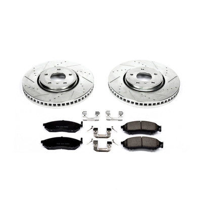 Power Stop 2009 Infiniti FX35 Front and Rear Z23 Evolution Brake Kit