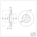DFC 87-91 Lexus ES250 Front Brake Rotor