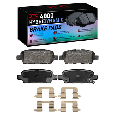 DFC 05-25 Infiniti Q40 Rear Geospec Rotors w/4000 HybriDynamic Brake Pads w/Hardware
