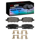 DFC 09-23 Nissan Maxima Front & Rear Rotors w/4000 HybriDynamic Brake Pads w/Hardware
