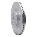 R1 17-22 Genesis G90 Front Drilled & Slotted Silver Brake Rotor Set