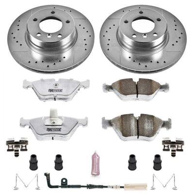 Power Stop 04-05 BMW 525i Front & Rear Z26 Street Warrior Brake Kit