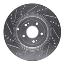 R1 10-16 Hyundai Genesis Coupe Front & Rear Drilled & Slotted Silver Brake Rotor Set