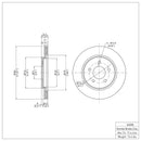 DFC GeoSPEC Coated Rotors - Plain