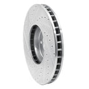R1 08-19 BMW X5 Front Drilled & Slotted Silver Brake Rotor Set
