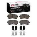 DFC 10-16 Hyundai Tucson Rear Geospec Rotors with 5000 Advanced Brake Pads w/Hardware