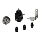 DeatschWerks DWR550C Adjustable Carburetor Regulator w/ 6AN Fittings and Gauge