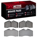 DFC 86-98 Porsche 944 Turbo Front/Rear Active Performance Pads - Low Metallic