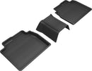3D MAXpider 2019-2020 Toyota Avalon Hybrid Kagu 1st & 2nd Row Floormats - Black