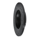 R1 00-08 Audi A4 (USA/Canada) Rear Right Drilled & Slotted Black Brake Rotor