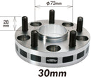 Project Kics 30mm Thick 12x1.25 56mm Hub 5x114.3 Wide Tread Spacers