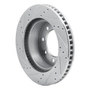 R1 03-08 Dodge Ram 4000 (Mexico) Front Right Drilled & Slotted Silver Brake Rotor