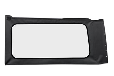Bestop 18-26 Jeep Wrangler JL Oe JL Replacement Windows (Quarter Left Hand 2-Door Black Vinyl Clear)