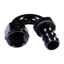 Russell 12AN Twist-Lok 180 Degree Hose End - Black