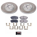 Power Stop 17-18 Nissan Sentra Front and Rear Semi-Coated Rotor Kit