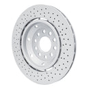 DFC 03-04 Audi RS6 Left Rear Drilled Hi-Carbon Alloy Geomet Coated Rotor