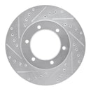 R1 91-98 Toyota 4Runner Front Drill & Slot Silver Rotors