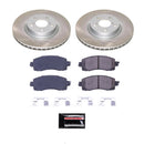 Power Stop 17-22 Subaru Impreza Front and Rear Semi-Coated Rotor Kit
