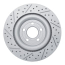 R1 20-26 Ford Police Interceptor Utility Rear Right Drilled & Slotted Geo-Carbon Rotor