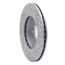 R1 99-08 BMW Z4 Front Left Drilled & Slotted Geo-Carbon Rotor