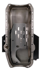 Moroso Pre-80 Chevrolet SBC (w/2 Pc Seal & Low Clearance) Wet Sump 7qt 7in Steel Oil Pan - Black