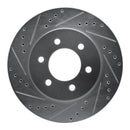 R1 02-06 Ford ExpeditIon Front Drilled & Slotted Silver Brake Rotor Set