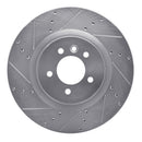 R1 06-16 Land Rover Range Rover Sport Front & Rear Drilled & Slotted Silver Brake Rotor Set
