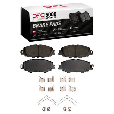 DFC 19-25 Toyota Corolla Front Drilled & Slotted Geoperformance Rotors 5000 Advanced Pads w/Hardware