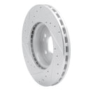 R1 16-23 Mercedes-Benz Metris Front Right Drilled & Slotted Silver Brake Rotor