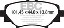 EBC S20 Brake Pad and Rotor Kit