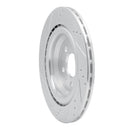 R1 17-25 Tesla Model 3 Rear Right Drilled & Slotted Silver Brake Rotor