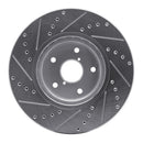 R1 15-21 Subaru Legacy Front & Rear Drilled & Slotted Silver Brake Rotor Set