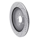R1 13-19 Ford Taurus Front & Rear Drilled & Slotted Silver Brake Rotor Set