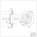 DFC GeoSPEC Coated Rotors - Plain