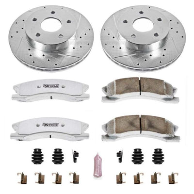 Power Stop 99-04 Jeep Grand Cherokee Front & Rear Z26 Street Warrior Brake Kit