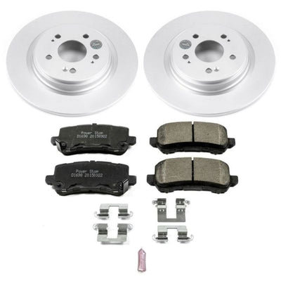 Power Stop 18-19 Honda Odyssey Front & Rear Z17 Evolution Geomet Coated Brake Kit