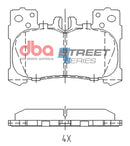 DBA 2017+ Lexus LC500 Street Series Rear Brake Pads