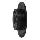 R1 10-19 Audi A3 Rear Right Drilled & Slotted Black Brake Rotor
