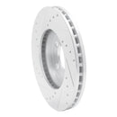R1 93-97 Ford Thunderbird Front & Rear Drilled & Slotted Silver Brake Rotor Set